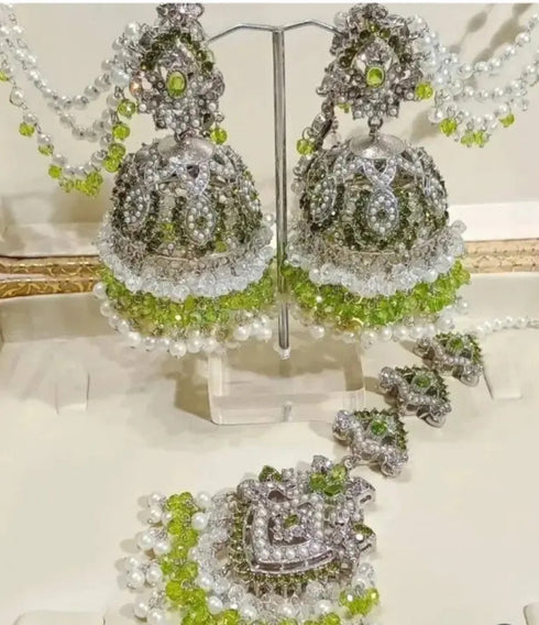 Very pretty Hotselling noratan jhumka tika